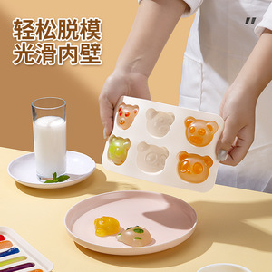 Baby Silicone Cake Mold Rectangle High Temperature Resistant For Baby Food Pudding Making - Product Image 2