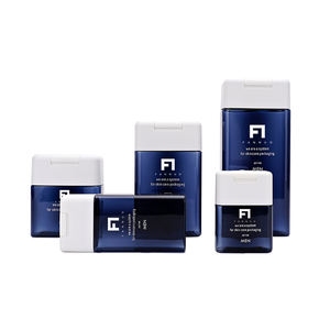 Bouteille de shampooing moderne carrée 50ml 100ml 150ml 250ml Bouteille en plastique rectangulaire Bouteille de shampooing Squeeze 370ml - Product Image 3