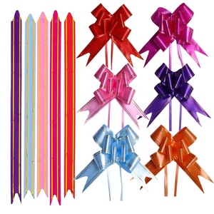 Colorart Factory Nœuds à tirer en ruban papillon pour emballage cadeau de festival, décoration de fête et de Noël - Product Image 3
