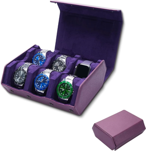 <span class=keywords><strong>Estuche</strong></span> <span class=keywords><strong>de</strong></span> Viaje <span class=keywords><strong>para</strong></span> 6 <span class=keywords><strong>Relojes</strong></span> <span class=keywords><strong>de</strong></span> <span class=keywords><strong>Hombre</strong></span>, <span class=keywords><strong>de</strong></span> Cuero, con Forro <span class=keywords><strong>de</strong></span> Terciopelo, a Prueba <span class=keywords><strong>de</strong></span> Polvo, Organizador <span class=keywords><strong>de</strong></span> Almacenamiento y Exhibición <span class=keywords><strong>de</strong></span> <span class=keywords><strong>Relojes</strong></span> <span class=keywords><strong>de</strong></span> Lujo <span class=keywords><strong>para</strong></span> Uso en Exteriores - Product Image 5