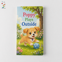 Impression de livres cartonnés pour bébés personnalisés OEM avec coins arrondis, service d'impression de livres d'histoires pour enfants, impression uniquement