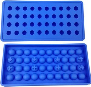 Molde para Cubitos de Hielo de Silicona con 40 Cavidades en Forma de Bola Pequeña, Antiadherente, Libre de BPA, con Certificación LFGB Platinum - Product Image 1