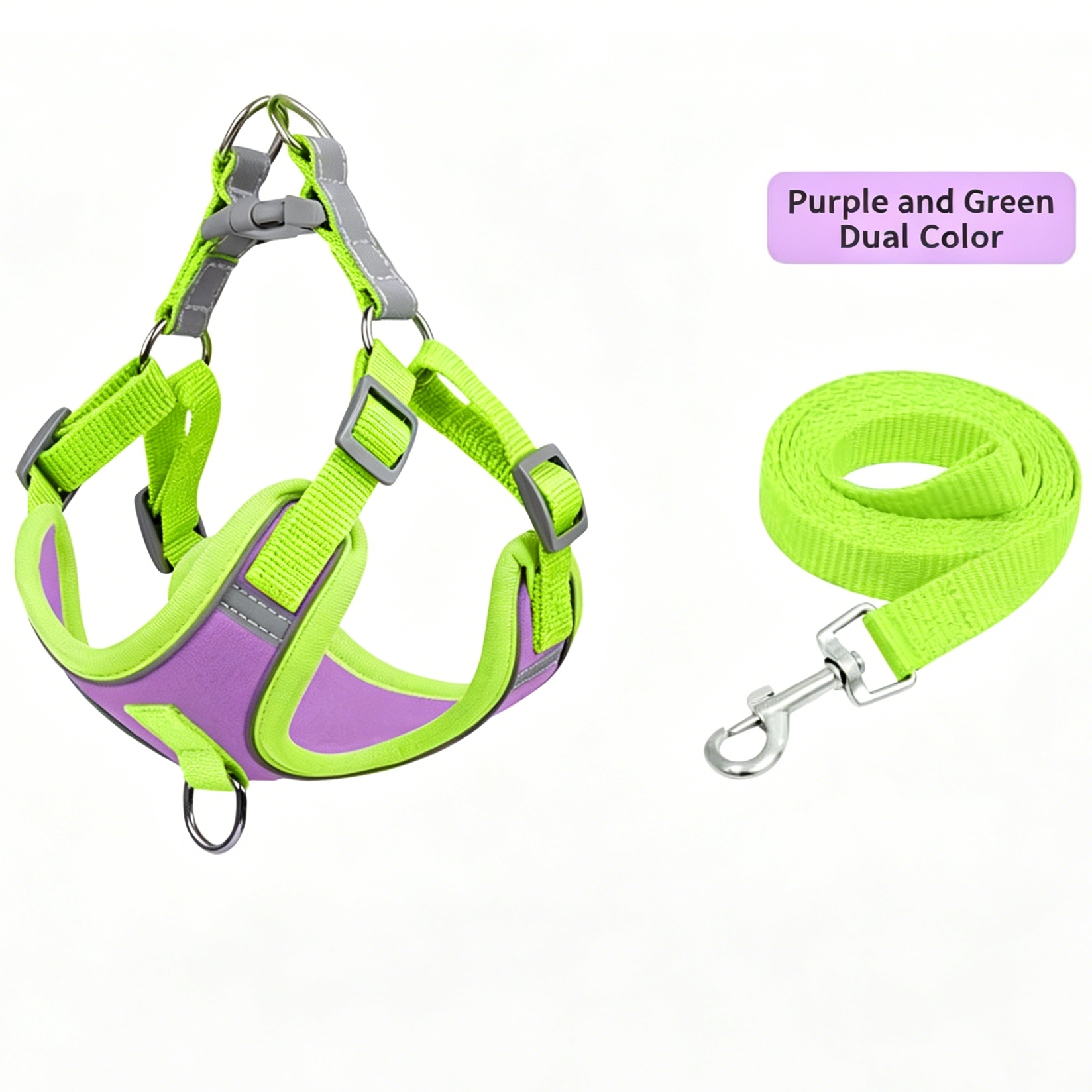 Verde y Morado