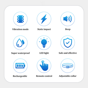 <span class=keywords><strong>Collar</strong></span> de Adiestramiento para Perros con Control Remoto, Recargable, Eléctrico, Resistente al Agua (300m), Ecológico, de Plástico - Product Image 4
