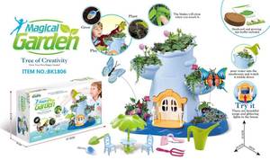Jeu éducatif <span class=keywords><strong>de</strong></span> maison magique <span class=keywords><strong>de</strong></span> jardin féerique avec des jouets en silicone et en plastique <span class=keywords><strong>pour</strong></span> garçons et filles - Product Image 4