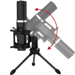 Voxfull <span class=keywords><strong>VF</strong></span>-Q5N Microphone de diffusion en direct sur téléphone portable, Microphone d'enregistrement Youtube, Studio de bureau, Podcast - Product Image 4