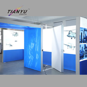 Stand d'exposition personnalisé 10x10 avec éclairage pour événements, affiches, présentoirs, stand de salon professionnel 7x7, bloc de stand de foire commerciale - Product Image 3