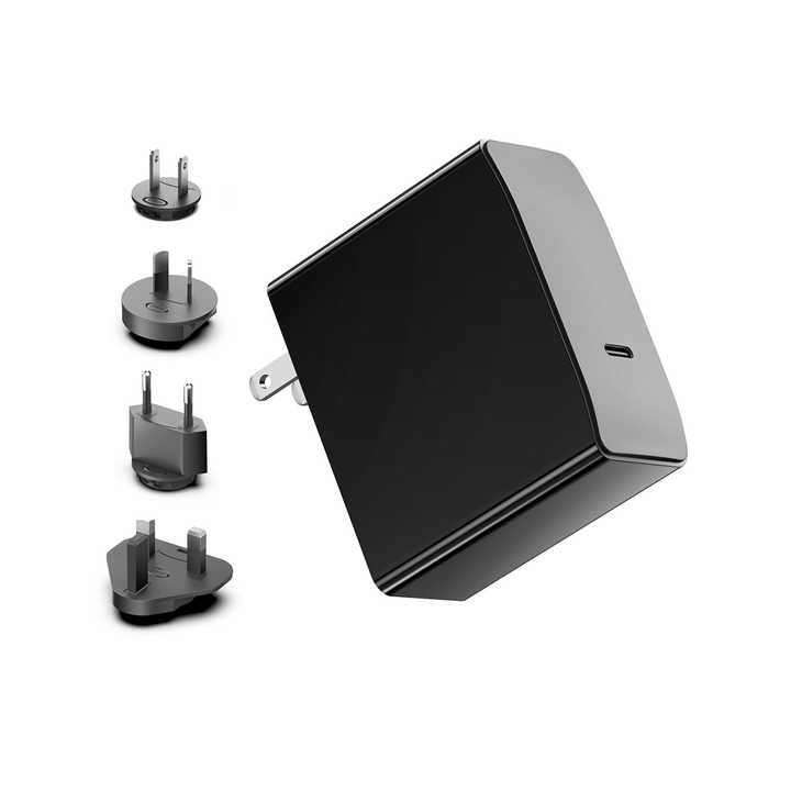 Universal Gan 140W USB C PD3.1 Charger with Interchangeable Plugs