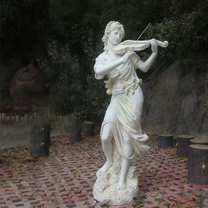 Sculpture de Vénus déesse de l'Ouest Européen, dénudée, représentant les quatre saisons, en pierre blanche, pour aménagement paysager de ceinture verte et de rocaille en Chine - Product Image 4