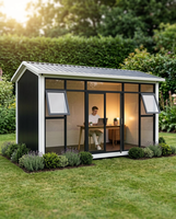 Maison conteneur modulaire préfabriquée mobile, couleurs personnalisables, espace de vie portable pour bureau et résidence