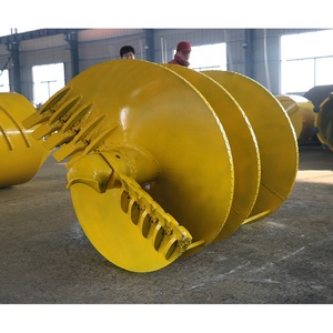 Straight <b>Auger</b> for Rock <b>Drill</b> with Teeth or Flat Teeth for Earth <b>Drill</b> used in Pile Construction by Pile Driver - Product Image 4