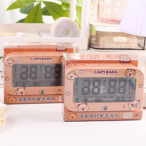 2025 Capybara reloj <span class=keywords><strong>despertador</strong></span> electrónico dibujos animados estudiantes niño despertar escritorio dedicado modelo <span class=keywords><strong>de</strong></span> Carga inteligente regalo <span class=keywords><strong>de</strong></span> cumpleaños - Product Image 1