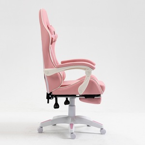 <span class=keywords><strong>Silla</strong></span> <span class=keywords><strong>Gamer</strong></span> Ergonómica de Cuero con Diseño de Anime, Color <span class=keywords><strong>Rosa</strong></span>, Económica, con Reposapiés <span class=keywords><strong>para</strong></span> Chicas - Product Image 5