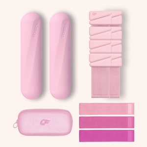 Kit d'haltères en silicone pour poignet et <span class=keywords><strong>cheville</strong></span> avec logo personnalisé accessoires de gymnastique bande de résistance en tissu de yoga haltères Pilates - Product Image 1