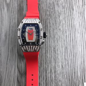 Reloj de Lujo para Mujer, de Acero Inoxidable, con Diamantes, Mecánico, con Fecha <span class=keywords><strong>Grande</strong></span>, Superluminoso, Elegante - Product Image 1