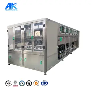 AK MACHINE QGF-150 Full Automatic 5 Gallon Barrel Water Filling Machine 3in1 Mineral Water Bottling 20ltr Water Filling Machine