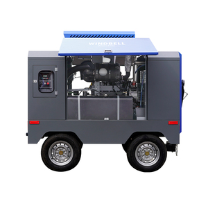 เครื่องยนต์แบบสกรูเคลื่อนที่สำหรับงานหนัก 460 CFM 8 บาร์ สำหรับงานเจาะ รุ่นพกพา คุณภาพดี - Product Image 5