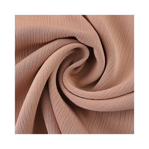 사우디 아라비아 두바이 시장에서 숙녀 Abaya에 대 한 공식 블랙 Nida 줌 100% 폴리에스터 새틴 크레이프 원단 - Product Image 4