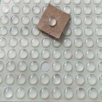 Pieds de protection en silicone pour meubles de maison, coussinets adhésifs transparents