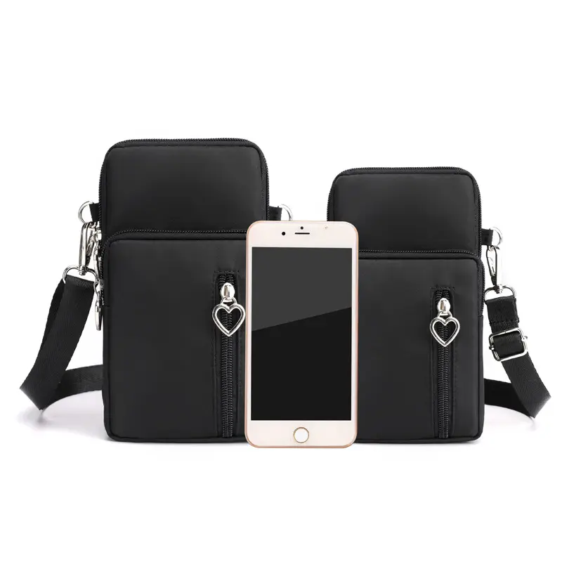 Sıcak satış çapraz cep telefonu çantası spor kol çantası sıfır cüzdan ile kadınlar için Crossbody çanta