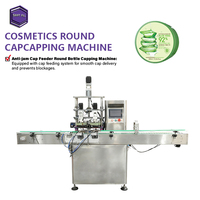 Machine de capsulage en ligne avec convoyeur, machine automatique de serrage de bouchons à vis pour bouteilles et canettes cosmétiques, haute précision, en acier inoxydable
