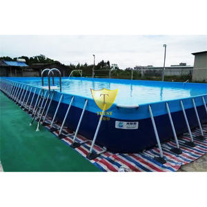 <span class=keywords><strong>Piscine</strong></span> hors sol de nouvelle conception, 25m*15m*1.5m, structure métallique, parc aquatique - Product Image 5