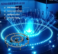 Fuente de Agua Profesional Pequeña de Lujo para Villa, Patio, Jardín, Fuente Musical con Agua Danzante para Exteriores