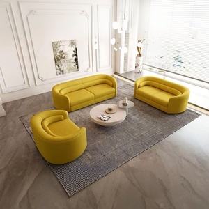 Salotto di lusso <span class=keywords><strong>bianco</strong></span> 123 soggiorno tessuto divano set mobili per soggiorno - Product Image 4