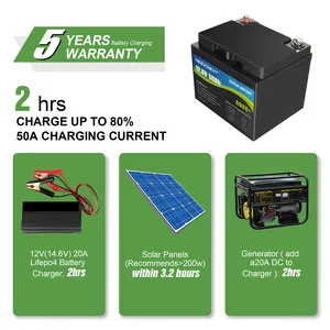 Neexgent Rechargeable Battery 12v 50ah 100ah 200ah 300ah Lifepo4 Lithium Ion Battery Pack For RV And Marine