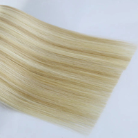 Extensiones de Cabello Ruso Remy de Doble Cara al por Mayor, Extensiones de Cabello Humano Teñido con Trama Invisible de Doble Cara