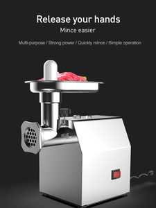 Machine à hacher la viande <span class=keywords><strong>électrique</strong></span> en acier inoxydable QDMECH, hachoir à viande commercial - Product Image 6