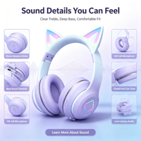Casque audio supra-auriculaire ergonomique en métal OEM ODM avec réduction de bruit (ENC) et faible latence pour téléphone portable, voyage, bureau, divertissement à domicile