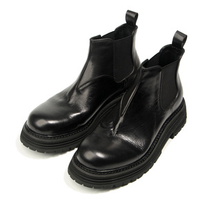 Bottes Chelsea pour hommes, chaussures montantes à semelle épaisse, talon moyen, style britannique, bottes à enfiler, couleur marron, taille adulte - Product Image 4