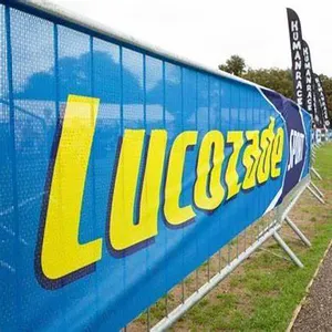 Cheap Outdoor Advertising Signs Fence Wrap Mesh Building Construction Banner