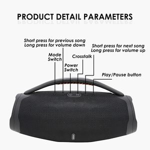Haut-parleur intelligent à écran tactile 40W, haut-parleur portable à écran tactile OEM, haut-parleur portable à écran musical - Product Image 5