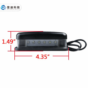 Luz Led para matrícula de Land Rover Freelander LR3 4 12V, blanca, 6000Lm, carcasa transparente, PZ050 - Product Image 3