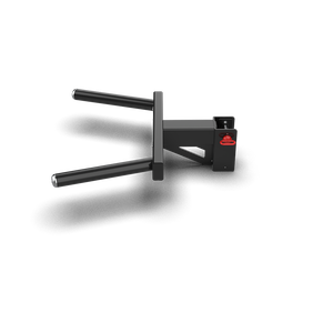 Solid Steel QLI Adjustable Comfortable <b>V</b> Shaped Dip Horns <b>Bar</b> Attachment QDBA27 Squat Rack Gym Equipment Adult Strength Training - Product Image 3