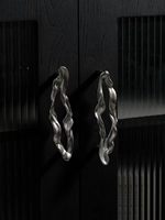 Poignée de meuble en laiton massif nickel mat de forme irrégulière, boutons de tiroir ronds pour armoire, vente chaude