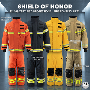 ANBEN FIRE EN469 NOMEX IIIA 4 Couches OEM CE vêtements de <span class=keywords><strong>pompier</strong></span> personnalisé <span class=keywords><strong>pompier</strong></span> durable <span class=keywords><strong>pas</strong></span> <span class=keywords><strong>cher</strong></span> costume de lutte contre l'incendie costume - Product Image 1
