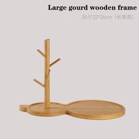 Décoration de porche ornements de stockage de clés en bois ornements de bureau créatifs simples plateau support de stockage stockage de clés de voiture