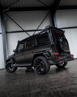 Pour mercedes-benz classe G W465 G500 G63 amélioré MSY Style sec en Fiber de carbone avant et arrière pare-chocs passages de roue Kit de carrosserie large