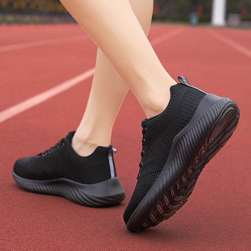 Walking Shoe Light Weight New Sports Mesh Breathable Travel Soft-soled Flat Casual Women Shoes Sport Running