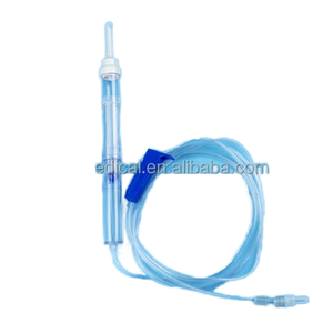 ชุดถ่ายเลือด PVC สองช่องแบบใช้แล้วทิ้งปราศจากสารต้านการไหลเวียนโลหิต - Product Image 1