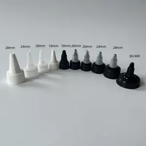 38/400 38mm plastik sos ketçap büküm üst şişe kapağı plastik vida üst kolay açılır kapak için sıkılabilir şişe