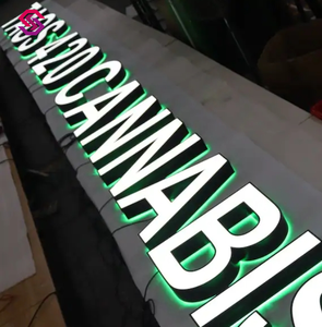 Benutzer definierte 3D Neon LED Front beleuchtete Zeichen Edelstahl Store front beleuchtete Brief für Car Company Hospital LED-Streifen Lichtquelle - Product Image 5