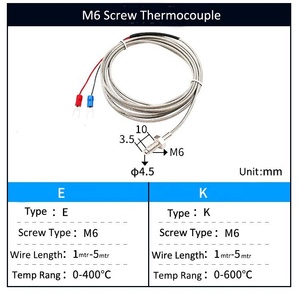 <span class=keywords><strong>Pt100</strong></span> Pt1000 Drie Draad Enkele <span class=keywords><strong>Duplex</strong></span> Industriële Roestvrij Staal Sonde Thermokoppel Temperatuur <span class=keywords><strong>Sensor</strong></span> <span class=keywords><strong>Rtd</strong></span> <span class=keywords><strong>Sensor</strong></span> <span class=keywords><strong>Pt100</strong></span> Ring M6 - Product Image 6