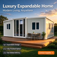Maison conteneur extensible étanche de 20 pieds ou 40 pieds, 2 ou 3 chambres, préfabriquée, mobile, avec cuisine et salle de bain, à vendre