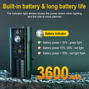 Boruit LD12 bisiklet işıkları Led 1050 yükseklik lümen şarj edilebilir bisiklet far yol <span class=keywords><strong>MTB</strong></span> bisiklet ön işıkları - Product Image 4