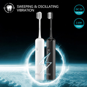 WINNINGSTAR Brosse à dents électrique intelligente rechargeable, étanche, à poils doux, pour éliminer la plaque dentaire et les taches - Product Image 2