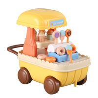 QS Prix Abordable Enfants DIY Scènes Miniatures Ensemble de Meubles de Chambre en Plastique Jouet Maison de Poupée Filles Ornements Jouets Cadeau